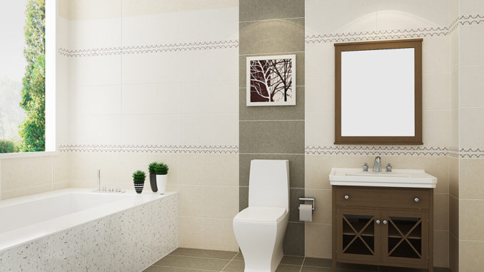 CHỌN GẠCH ỐP PHÙ HỢP CHO VÁCH KÍNH TẮM