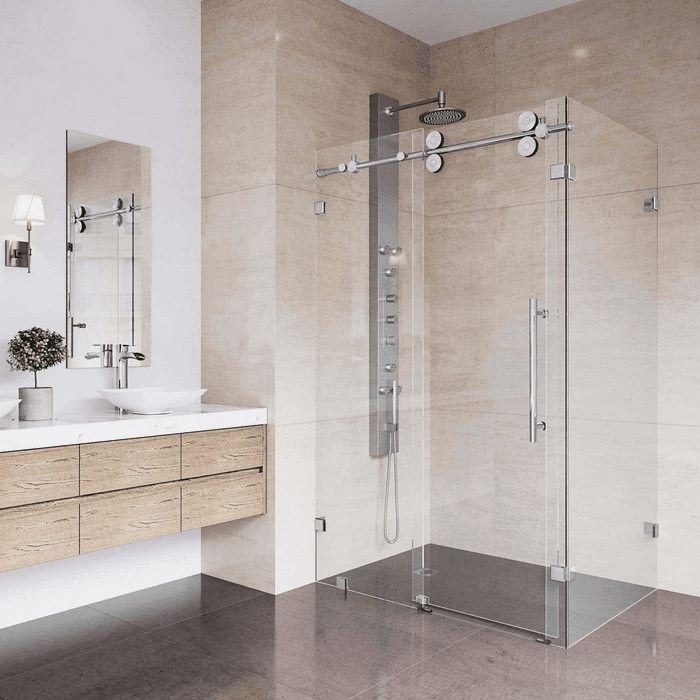 Những lưu ý khi sử dụng vách kính phòng tắm